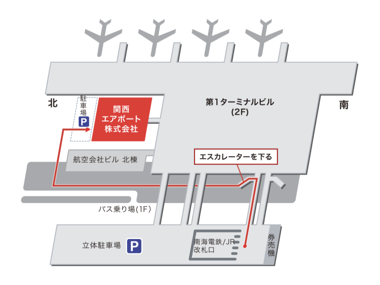 鉄道駅からのご案内図のサムネイル