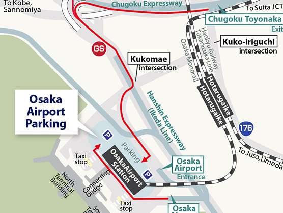 Thumbnail of an access route map.