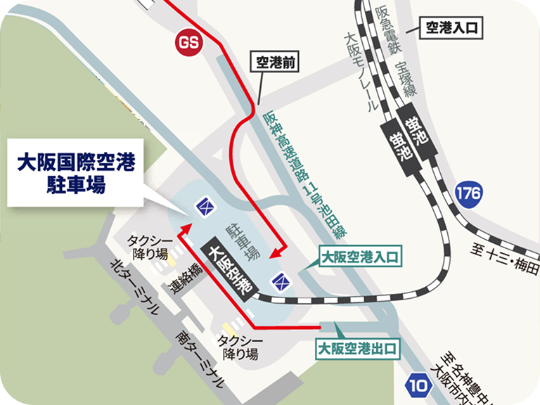 アクセスルートのご案内図のサムネイル