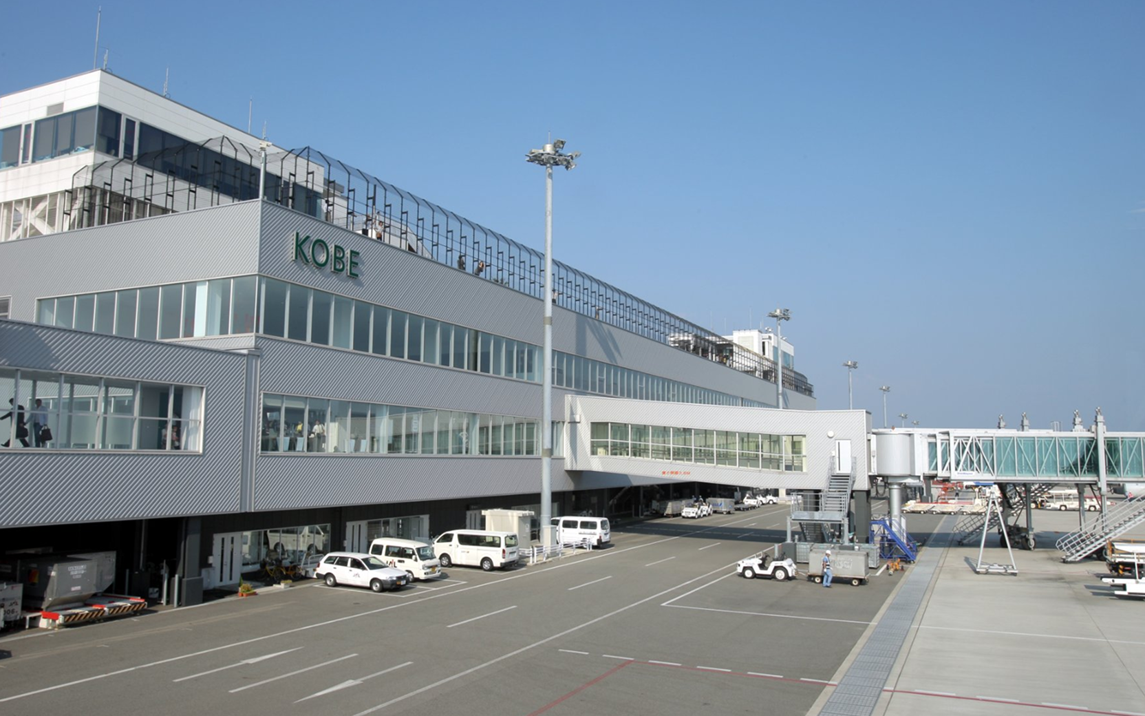 Exterior of Kansai Airports Kobe.