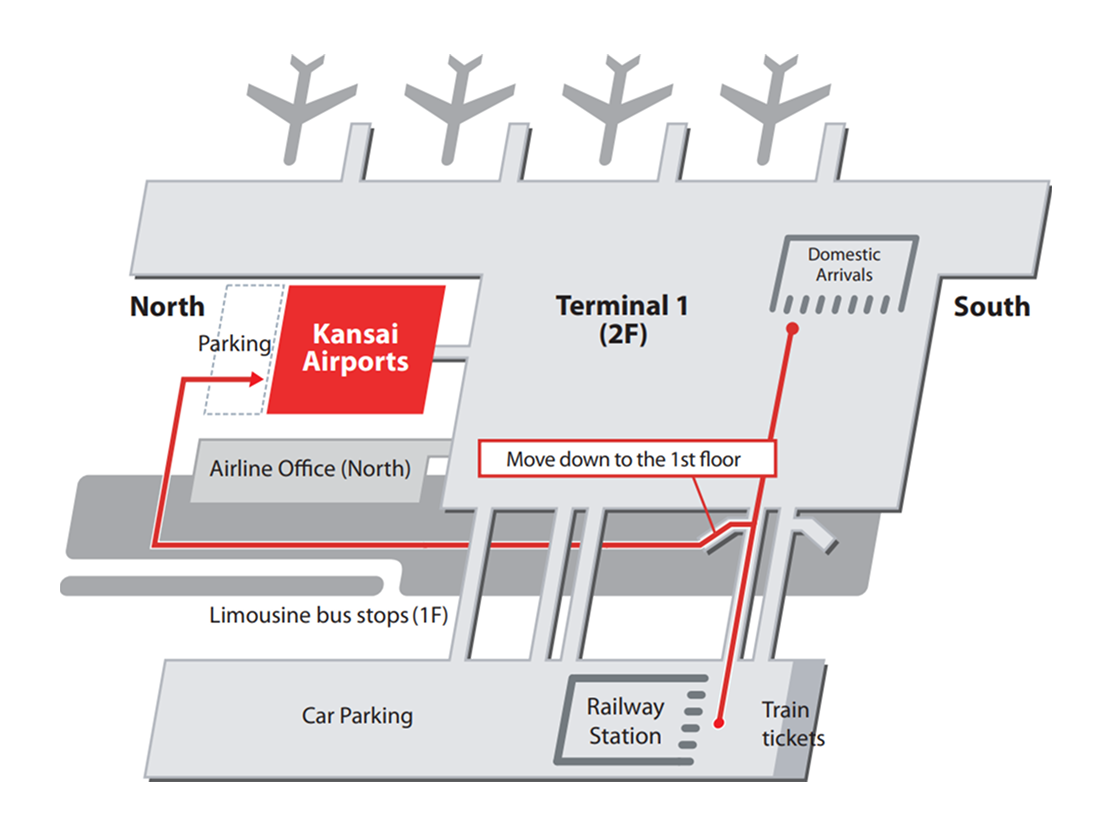 Thumbnail of a map showing routes from train stations.