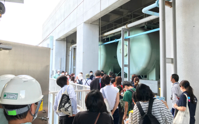 「関西国際空港 親子環境ツアー」の写真