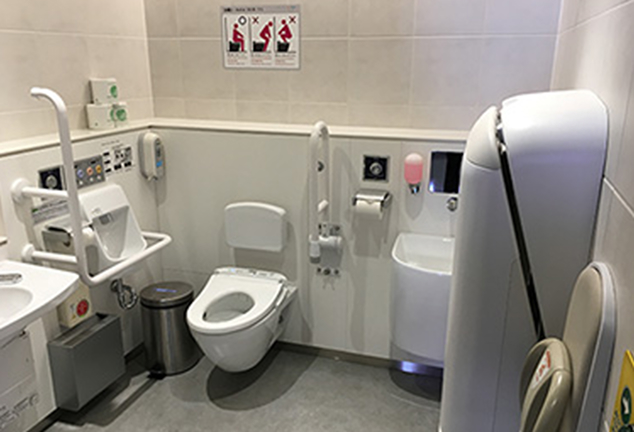 多機能トイレの写真