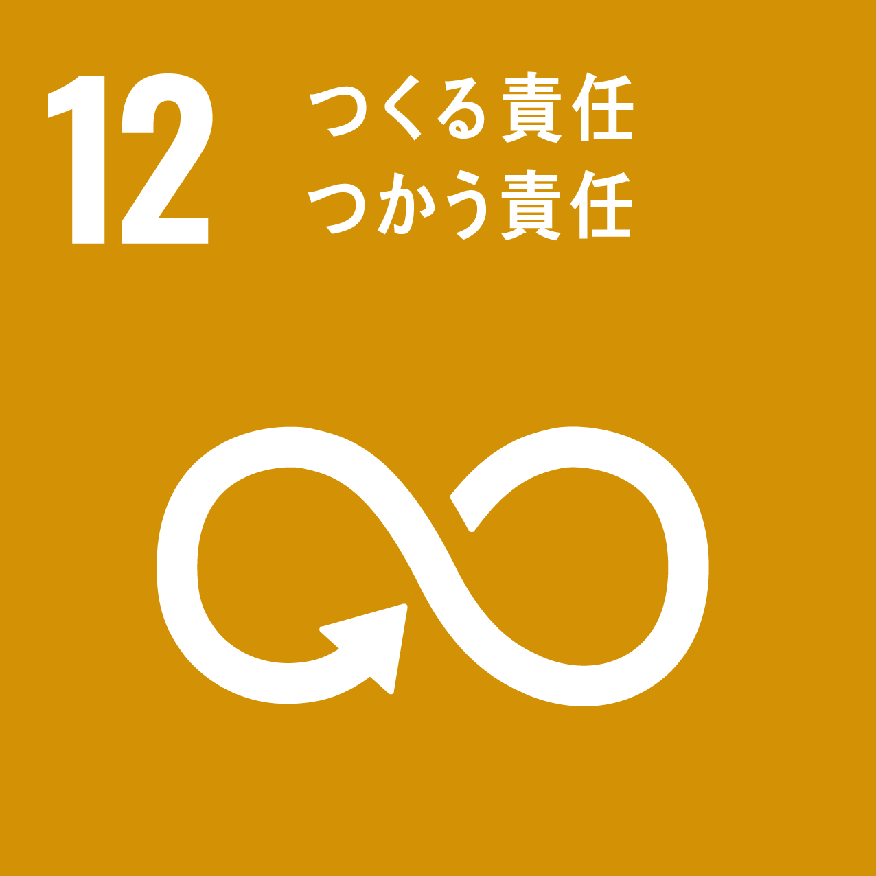 SUSTAINABLE DEVELOPMENT GOALS 12 つくる責任 つかう責任