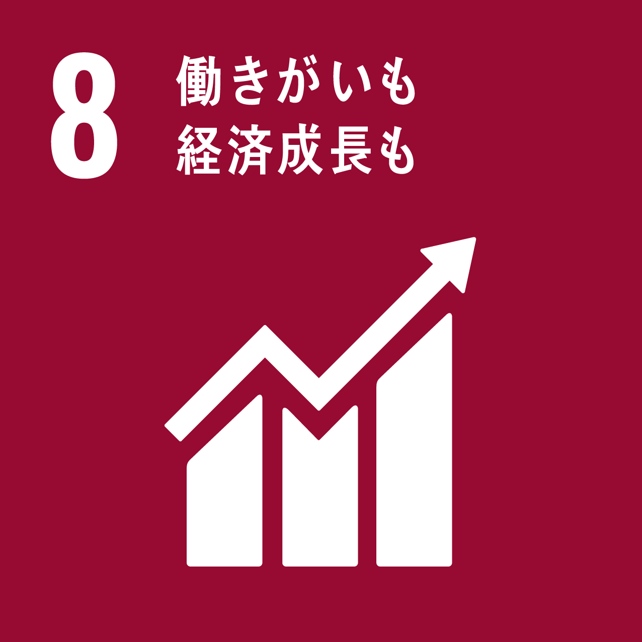 SUSTAINABLE DEVELOPMENT GOALS 8 働きがいも経済成長も