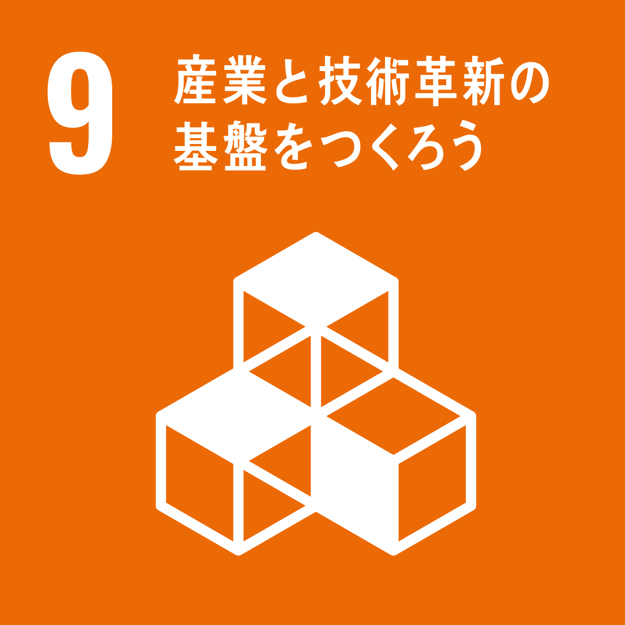 SUSTAINABLE DEVELOPMENT GOALS 9 産業と技術革新の基盤をつくろう