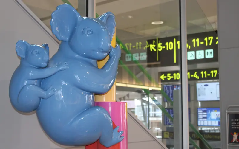 コアラのオブジェ
